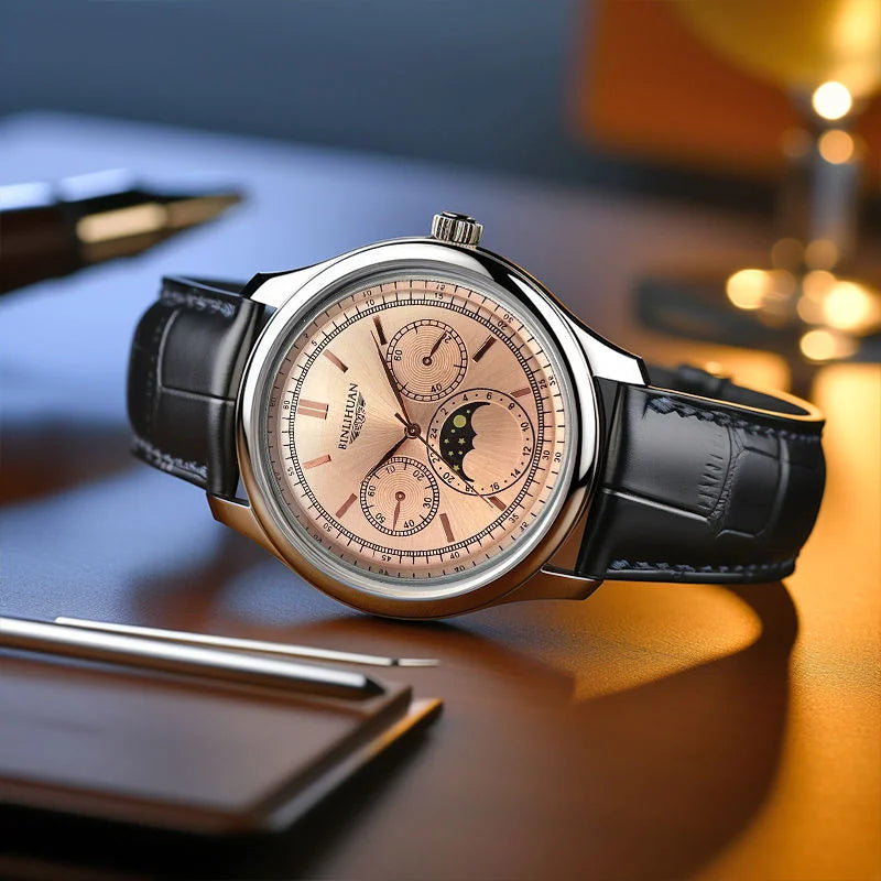 Top marque homme montre-bracelet de luxe affaires étanche hommes montre pour hommes Quartz horloge en cuir hommes montres reloj + boîte hommes cadeau