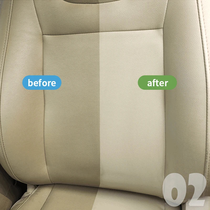 Agent de nettoyage intérieur de voiture, nettoyeur de plafond, cuir, flanelle, tissu tissé, sans eau, outil de nettoyage de tableau de bord automobile polyvalent HGKJ S21
