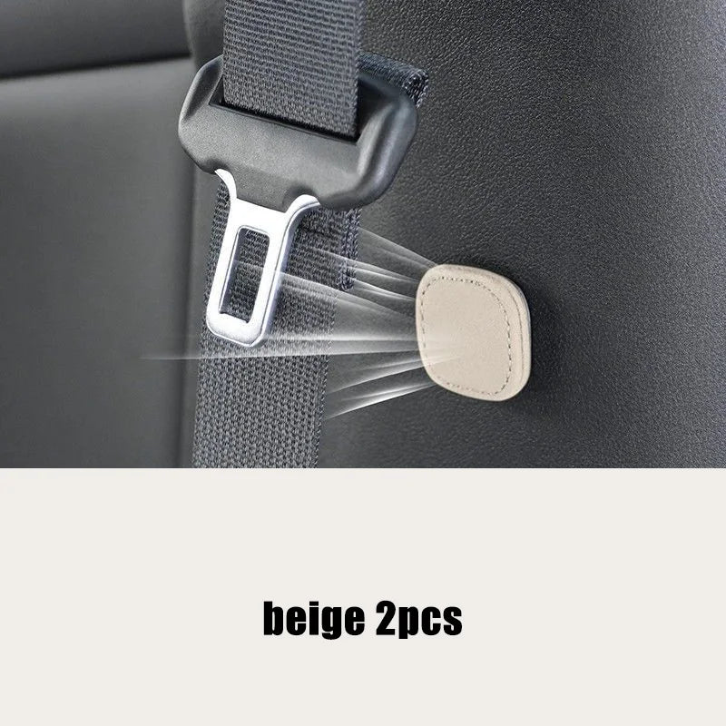 Clips de fixation de ceinture de sécurité de voiture à aspiration magnétique en daim, support de ceinture automatique, fixation de stabilisateur, Clip réglable, bouchon de ceinture de sécurité