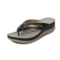 Tongs à coussin doux pour femmes, sandales tongs, pantoufles, sandales orthopédiques décontractées, sandales plates, sandales orthopédiques pour dames sandales femmes été