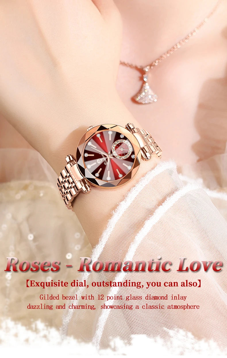 BINBOND nouvelle mode montre élégante de luxe Quartz femmes montres étanche lumineux Date coeur de l'océan conception mme montre-bracelet