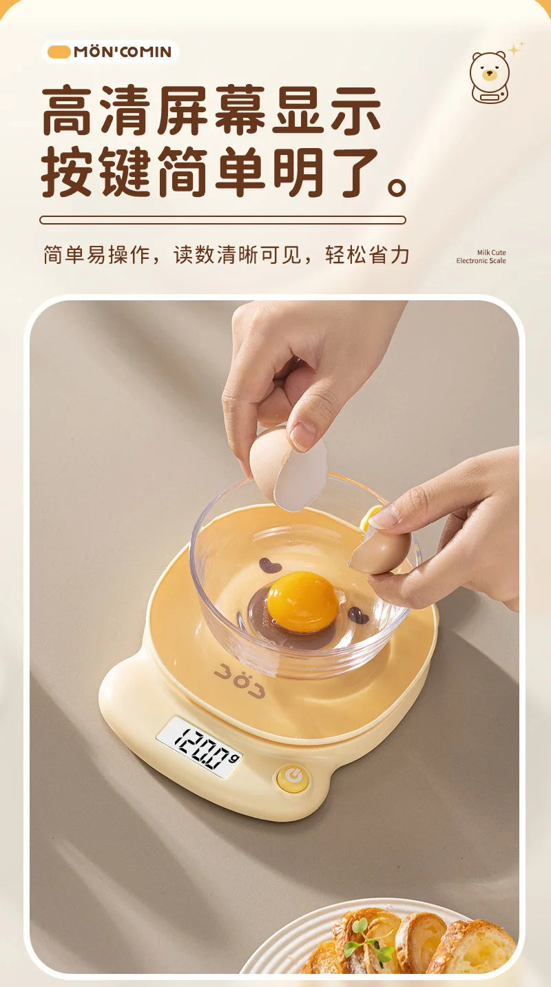 Balance électronique de cuisine, balance alimentaire domestique de haute précision, petite balance électronique de précision, usage domestique