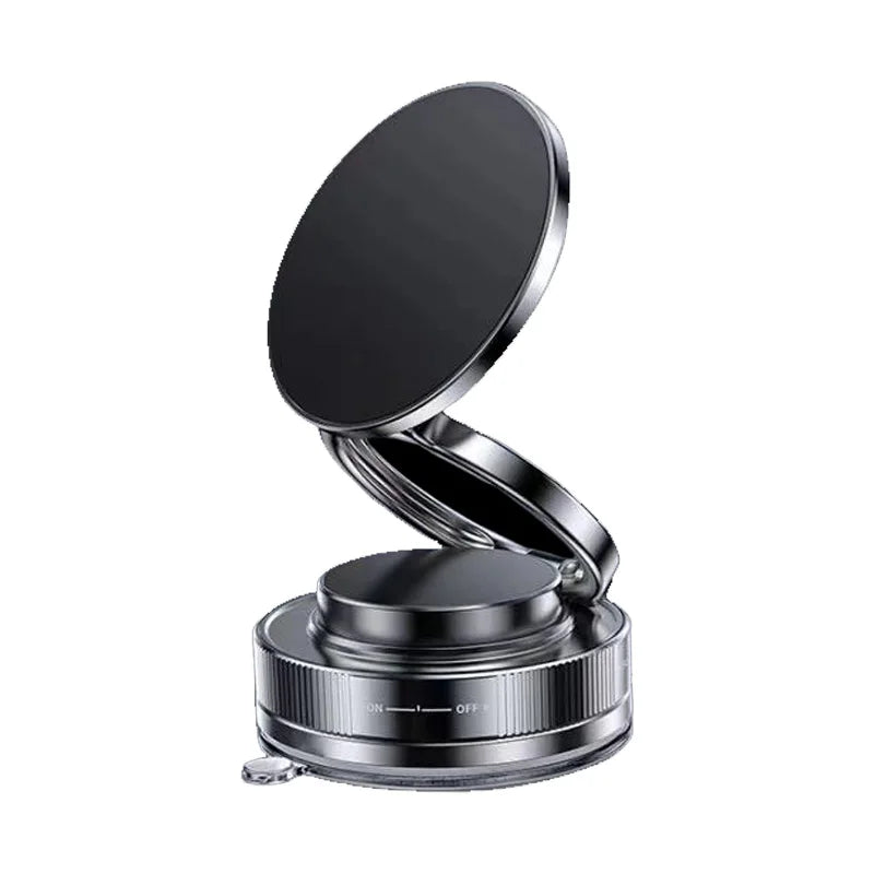Support magnétique pour téléphone de voiture 360 °   Support magnétique rotatif, pliable et réglable pour voiture, support de téléphone à ventouse pour voiture/miroir