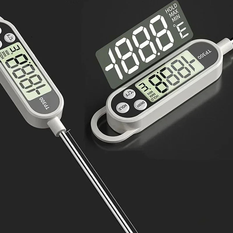 Thermomètre de cuisine pour la cuisson, outil de mesure de la température numérique pour la viande, thermomètre alimentaire électronique, écran LCD, nourriture