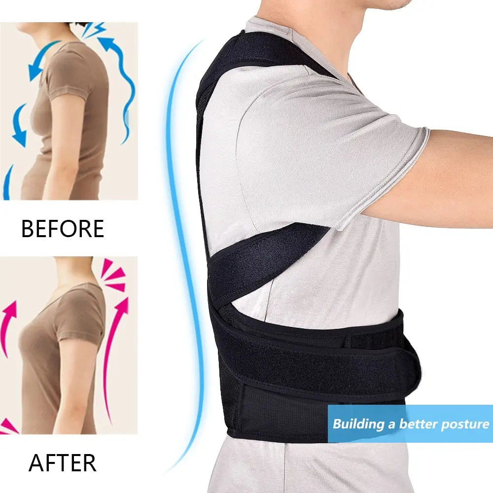 Correcteur de Posture du dos, ceinture correctrice Anti-chameau, ceinture correctrice de Posture assise, orthopédique réglable, nouveau