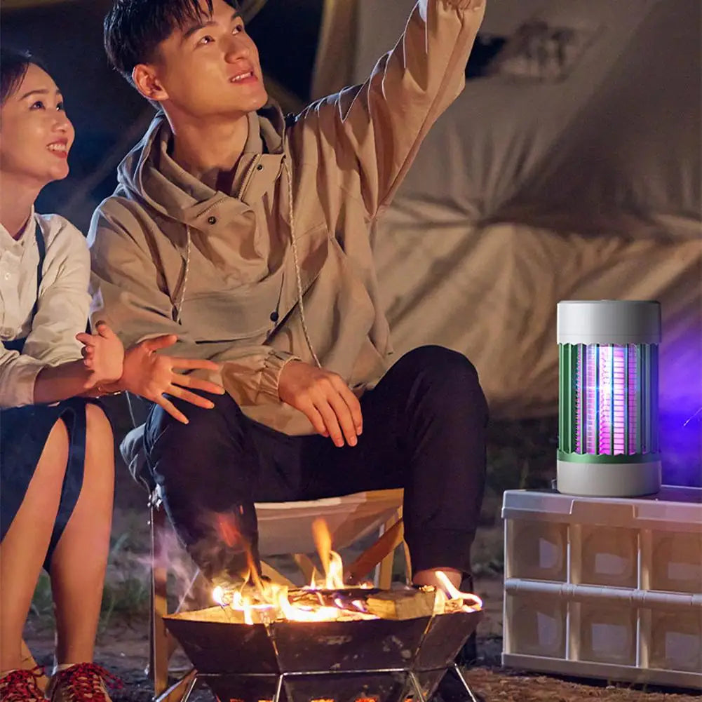 Lampe anti-moustiques à choc électrique, lumière UV USB, piège anti-moustiques pour chambre à coucher, Camping en plein air, tue les mites, les guêpes et les moucherons