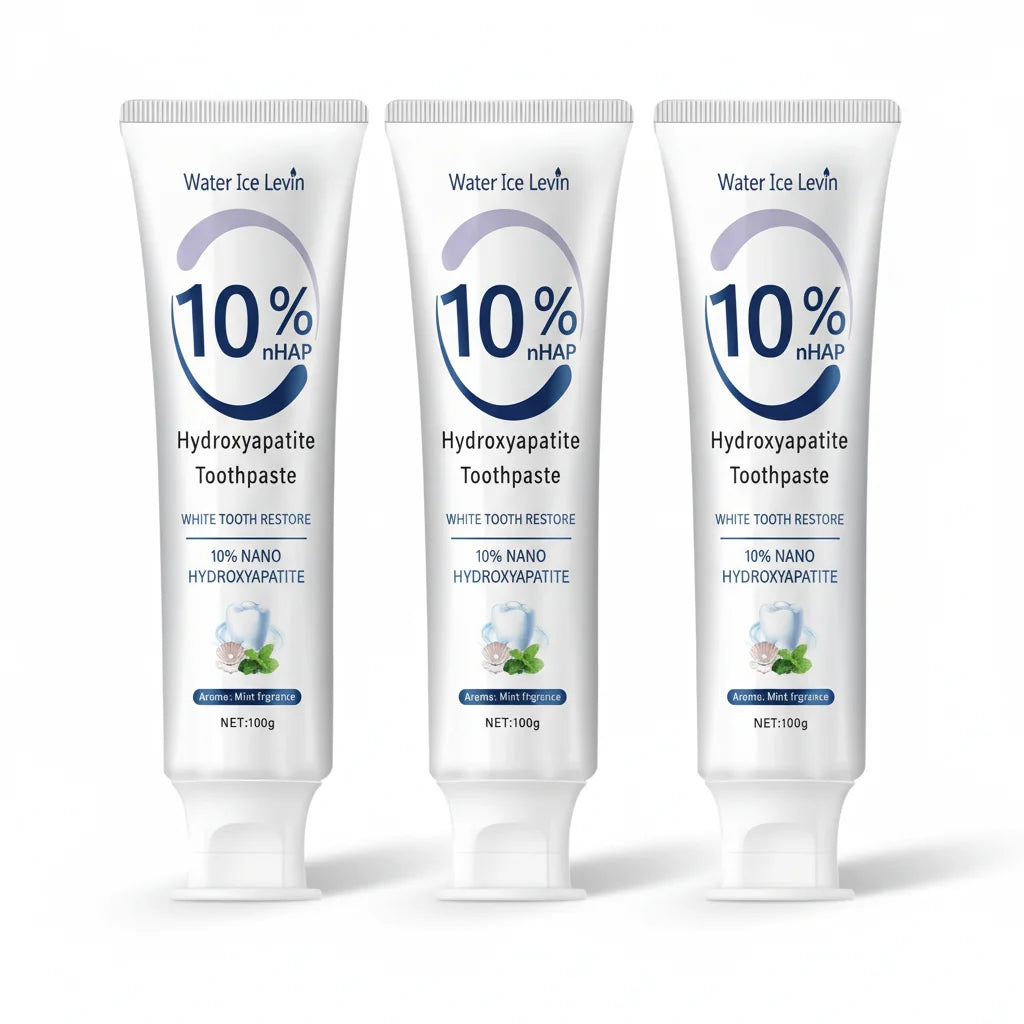 Le dentifrice nano hydroxyapatite 10% restaure les dents blanches. Protege les gencives. Nettoyage en profondeur. Éclairez le sourire. 100 g de menthe fraîche.