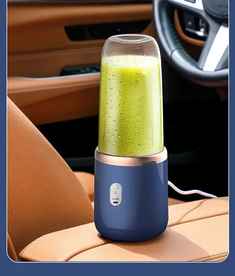 Mélangeurs de jus de fruits portables, Mini bouteille électrique personnelle d'été, USB, 6 lames, presse-agrumes, Machine pour la cuisine