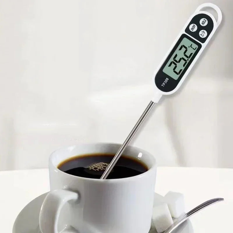 Thermomètre de cuisine pour la cuisson, outil de mesure de la température numérique pour la viande, thermomètre alimentaire électronique, écran LCD, nourriture