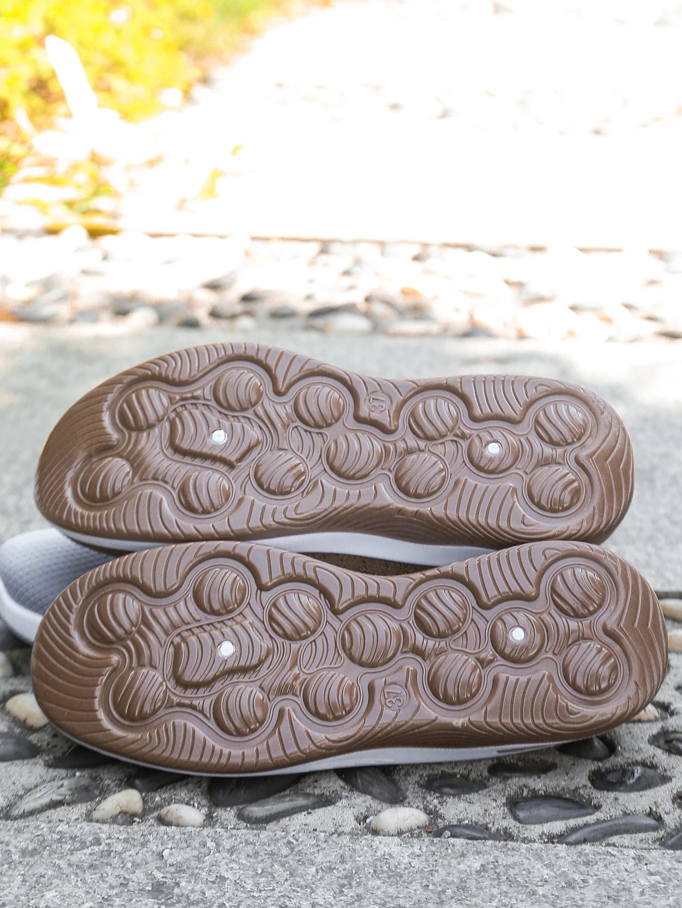 Chaussures orthopédiques pour femmes, chaussures de marche en tricot, respirantes, à enfiler, mocassins souples, baskets compensées antidérapantes, chaussures décontractées confortables