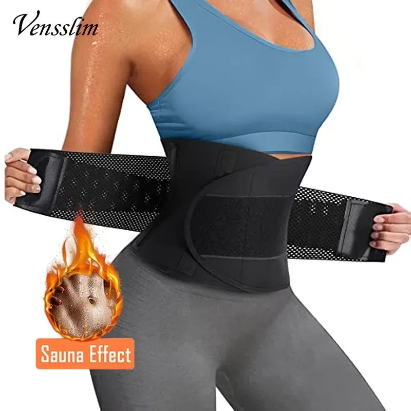 Vensslim femmes Sauna sueur ventre tondeuse ceinture taille formateur minceur corps Shaper Corset entraînement ventre mince gros brûleur ceintures