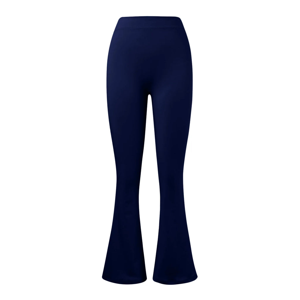 Nouveau Legging Évasé Femme Tendance, Pantalon de Yoga Taille Haute à Coupe V, Pantalon Large Décontracté pour Femme, Idéal Sport et Gym