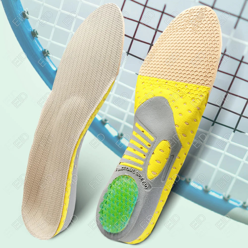 Semelles orthopédiques en gel de qualité supérieure unisexe, pied plat 4WD, semelle de santé pour chaussures, insertion de coussin de soutien de la voûte plantaire pour fasciite plantaire