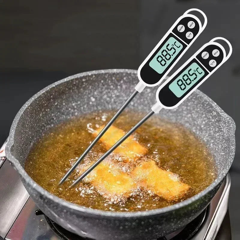 Thermomètre de cuisine pour la cuisson, outil de mesure de la température numérique pour la viande, thermomètre alimentaire électronique, écran LCD, nourriture
