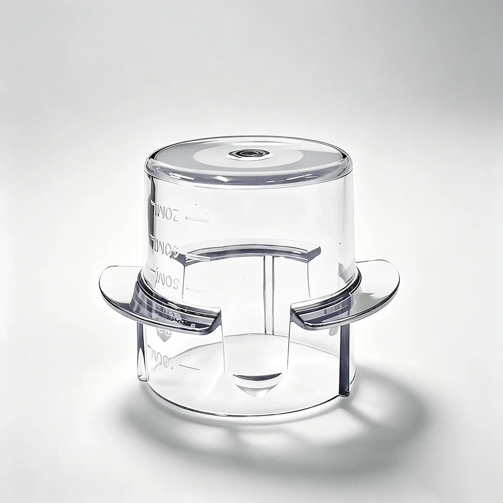 Gobelet doseur de 100 ml avec bouchon d'étanchéité, couvercle précis pour liquides et poudres compatible avec Monsieur Cuisine Connect Smart Edition
