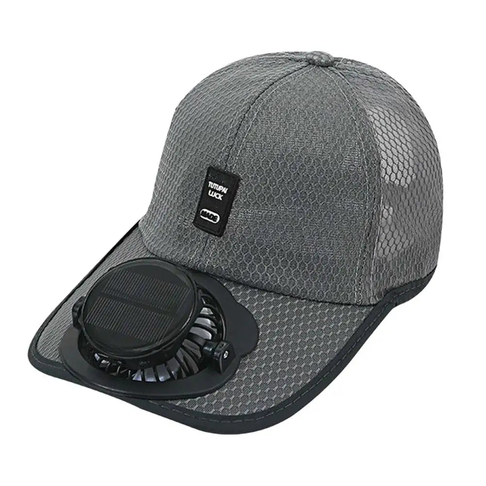 Casquette de baseball solaire d'extérieur avec ventilateur intégré, rechargeable par USB, respirante, protection solaire estivale