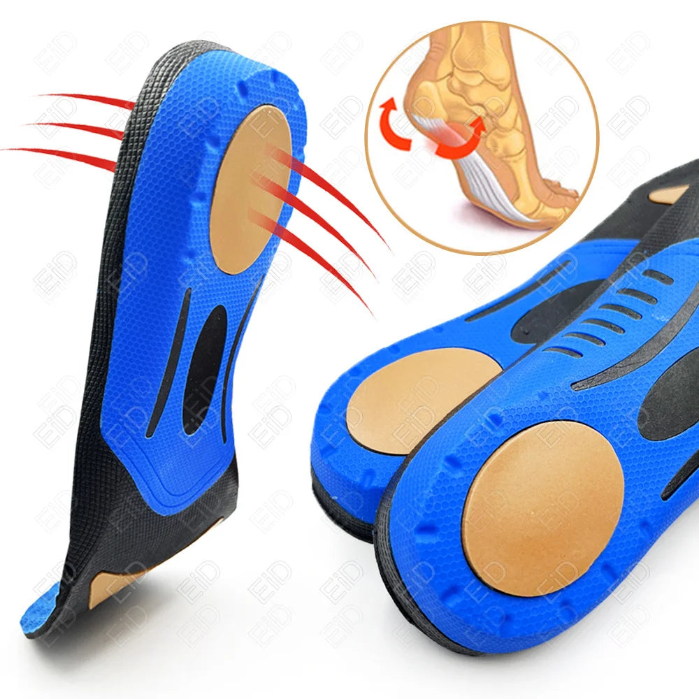 Semelles orthopédiques en gel de qualité supérieure unisexe, pied plat 4WD, semelle de santé pour chaussures, insertion de coussin de soutien de la voûte plantaire pour fasciite plantaire