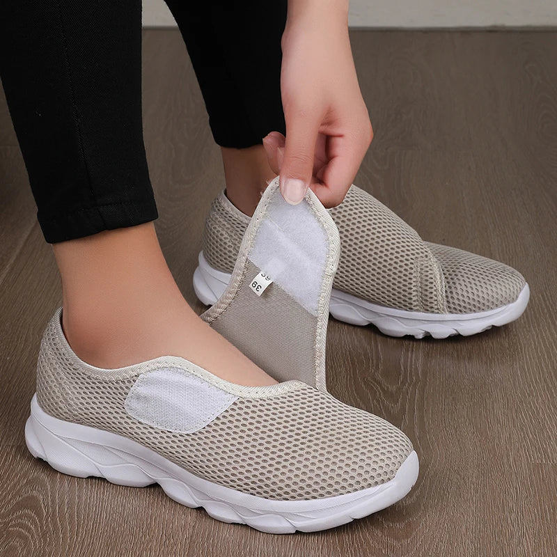Chaussures orthopédiques décontractées pour pieds larges, gonflées, réglage de l'éversion du pouce, chaussures de marche pour diabétiques, souples et confortables, nouvelle collection