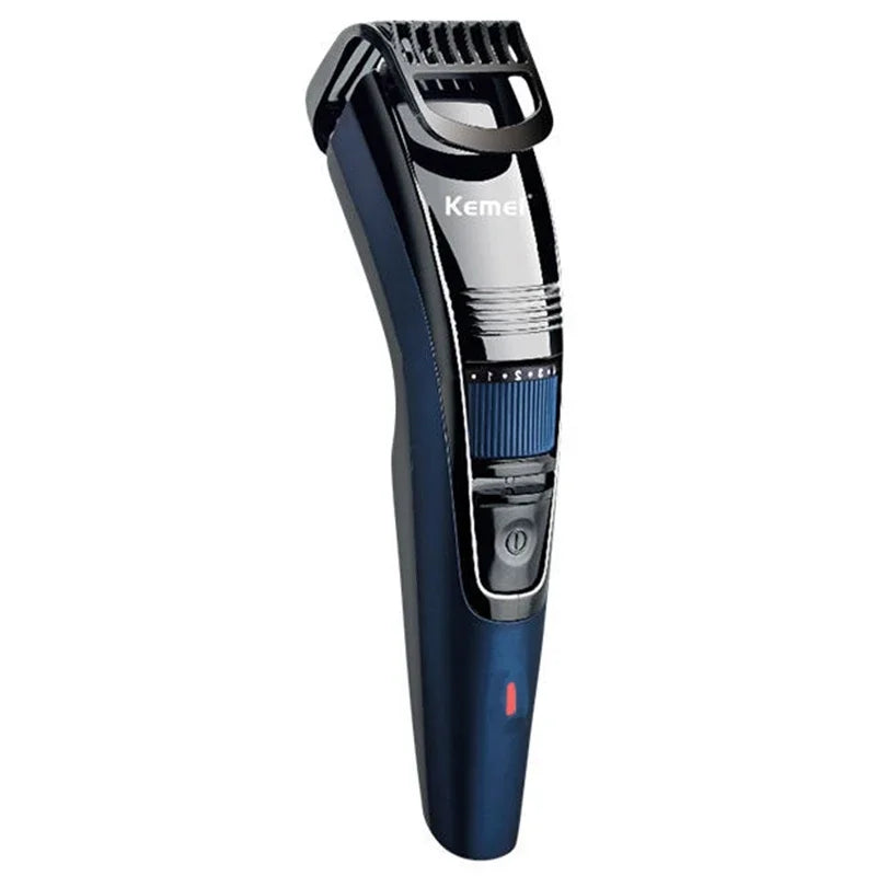 Kemei 0.5-10mm réglable barbe tondeuse à cheveux pour hommes Rechargeable moustache Stubble tondeuse à cheveux visage Machine de coupe de cheveux