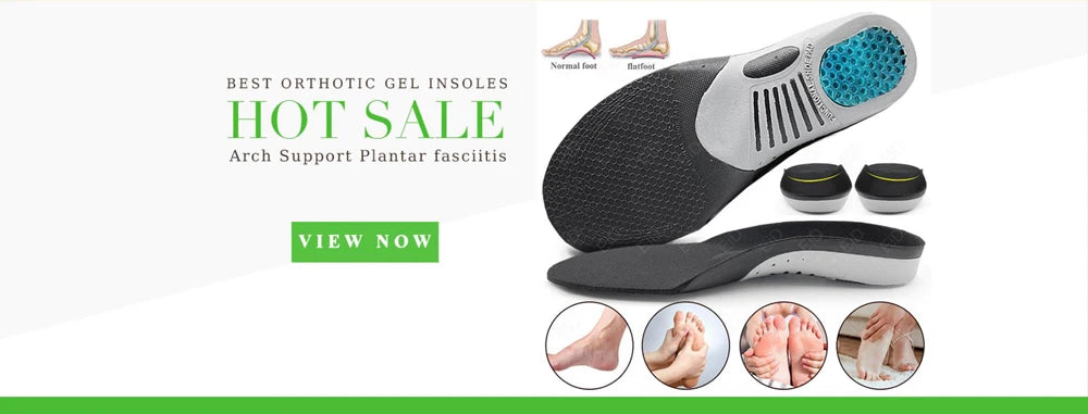 Semelles orthopédiques en gel de qualité supérieure unisexe, pied plat 4WD, semelle de santé pour chaussures, insertion de coussin de soutien de la voûte plantaire pour fasciite plantaire