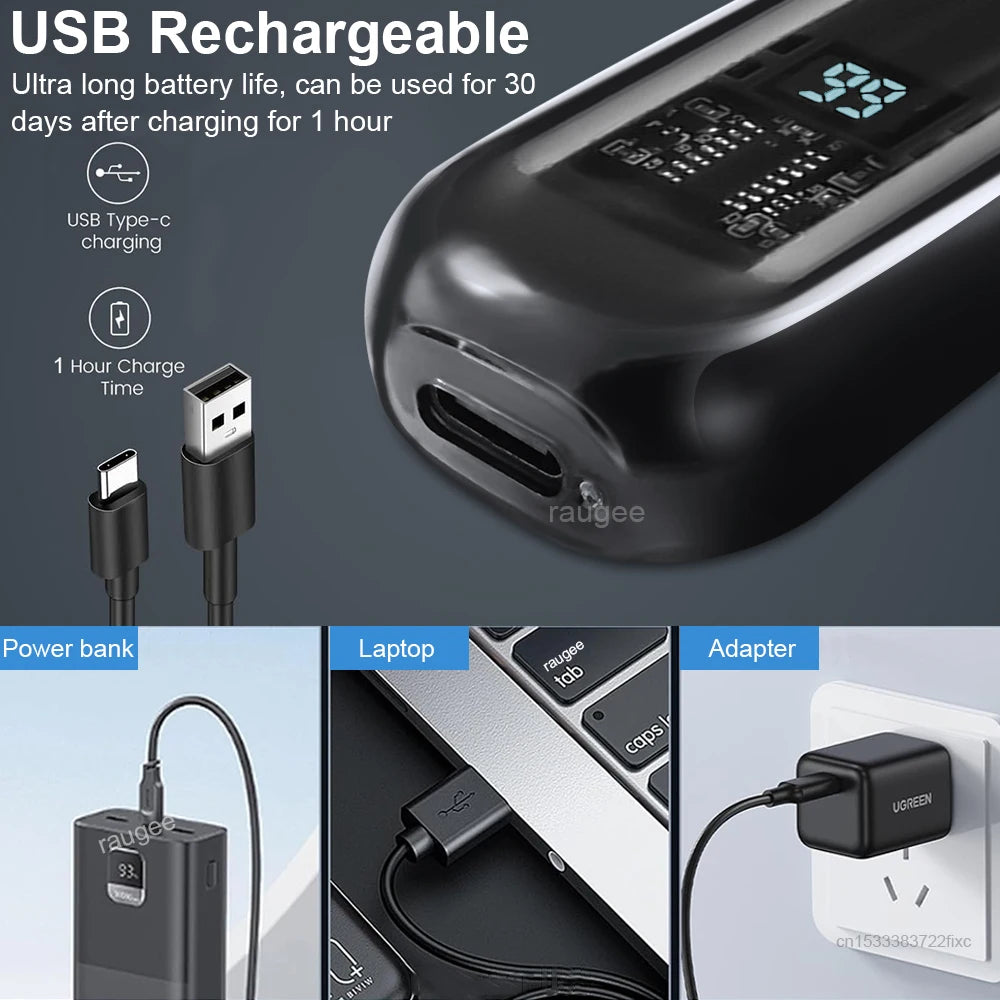 Tondeuse à poils de nez électrique Rechargeable pour hommes, rasoir pour sourcils, Mini tondeuse à cheveux Portable de poche