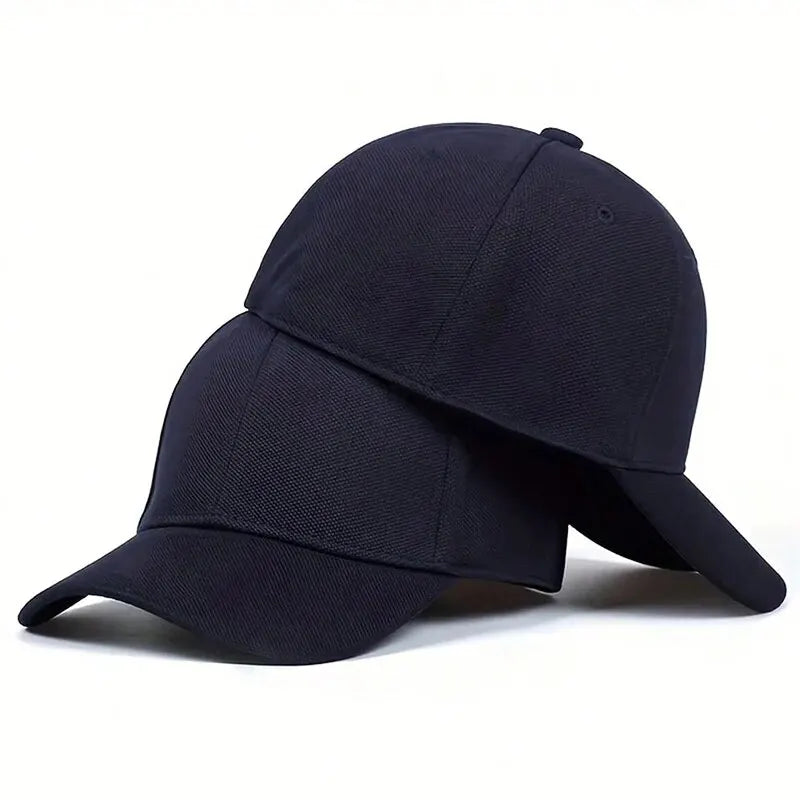Casquettes de Baseball unisexes en tissu tissé, plaque lumineuse, scellage arrière, chapeaux décontractés réglables pour l'extérieur, chapeau de protection solaire, printemps et automne