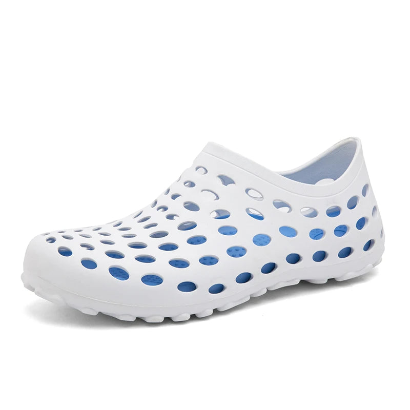 Sandales pour hommes Été 2026 Antidérapantes Résistantes à l'usure Chaussures ajourées à couvrance totale Chaussures de pêche et de wading pour hommes en extérieur