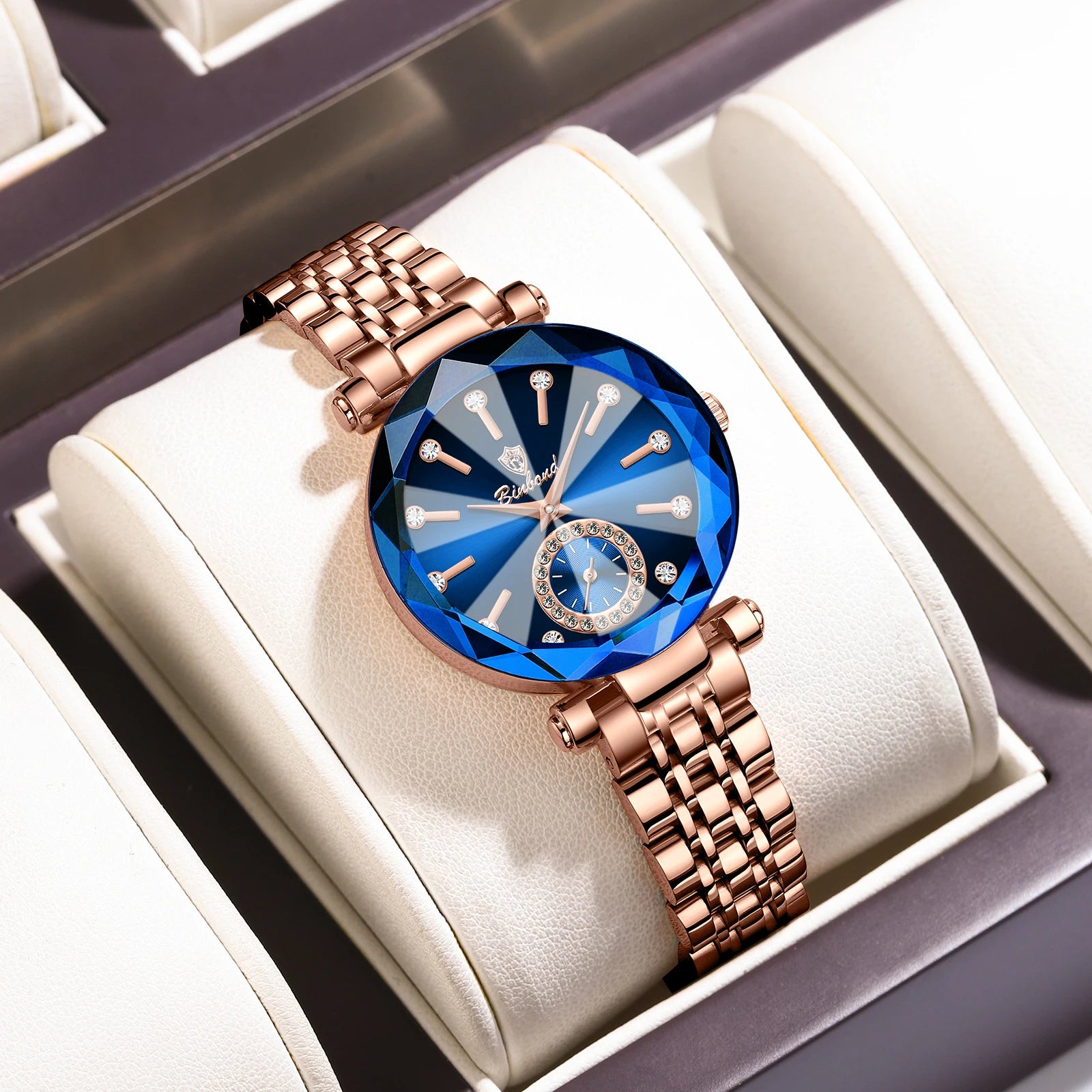 BINBOND nouvelle mode montre élégante de luxe Quartz femmes montres étanche lumineux Date coeur de l'océan conception mme montre-bracelet