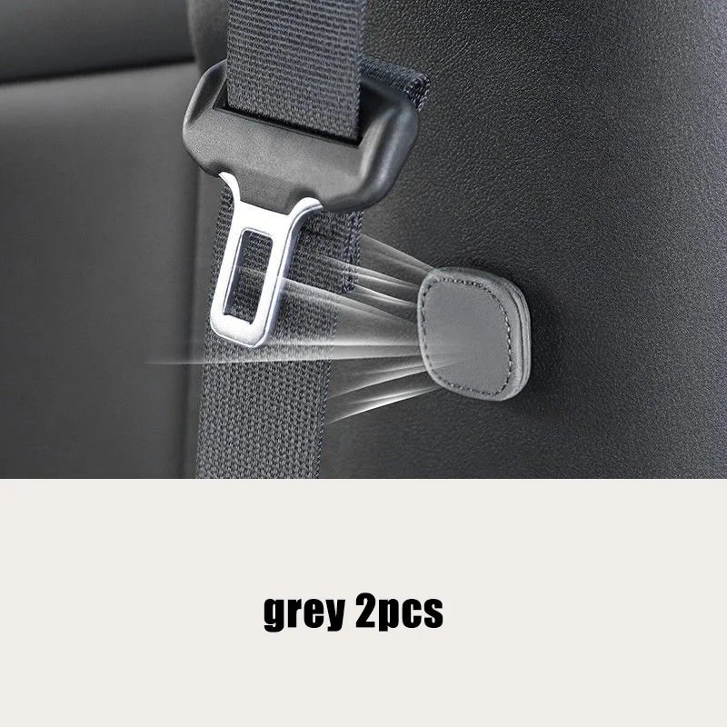 Clips de fixation de ceinture de sécurité de voiture à aspiration magnétique en daim, support de ceinture automatique, fixation de stabilisateur, Clip réglable, bouchon de ceinture de sécurité