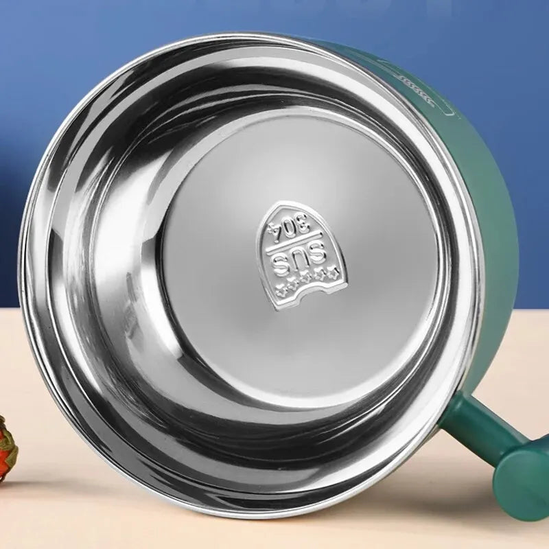 Bol en acier inoxydable avec couvercle pour nouilles instantanées, bol de vidange scellé et Portable pour ustensiles de cuisine, partenaire de nouilles instantanées
