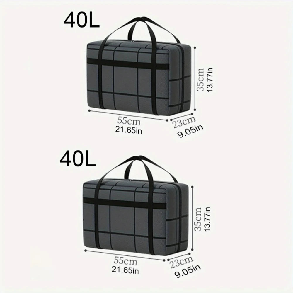 Grands sacs mobiles robustes 180 90 40l, sangle de sac à dos, poignées solides, fermetures éclair, grands fourre-tout pour gagner de l'espace, dortoir d'université, voyage