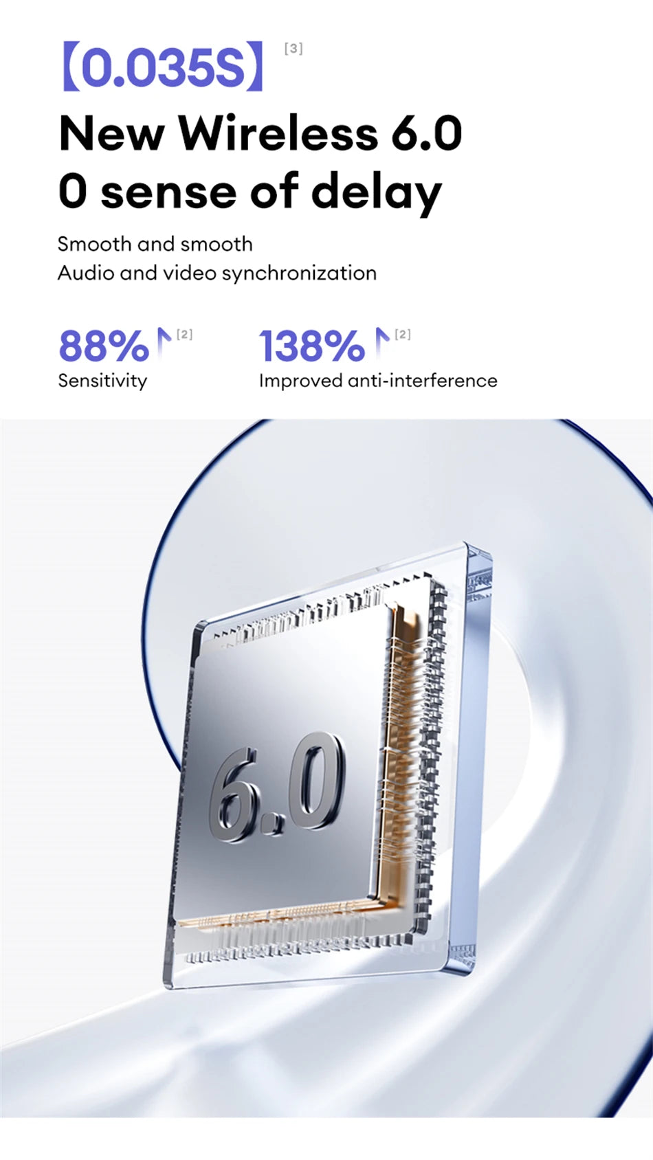 Casque sans fil Bluetooth 6.0 Lenovo LE302, longue durée de vie de la batterie, écouteurs sportifs à clip d'oreille, écouteurs stéréo HIFI à réduction de bruit