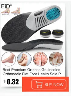 Semelles orthopédiques en gel de qualité supérieure unisexe, pied plat 4WD, semelle de santé pour chaussures, insertion de coussin de soutien de la voûte plantaire pour fasciite plantaire