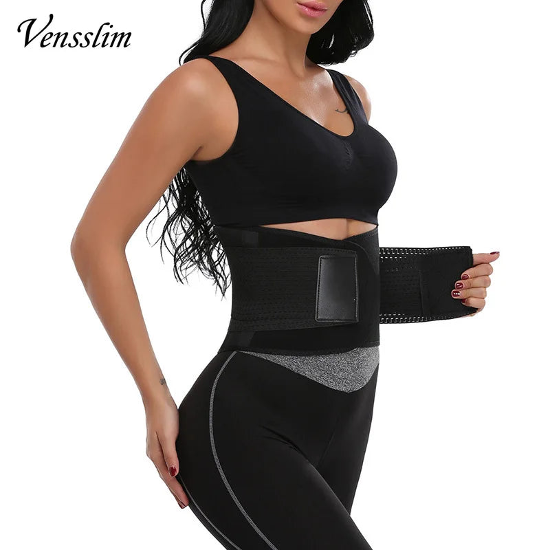 Vensslim femmes Sauna sueur ventre tondeuse ceinture taille formateur minceur corps Shaper Corset entraînement ventre mince gros brûleur ceintures