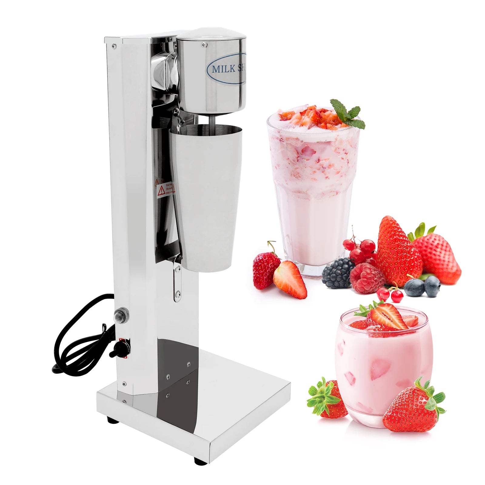 Machine à Milk-Shake commerciale 180W 650ML, en acier inoxydable, mélangeur de crème de lait 18000 tr/min