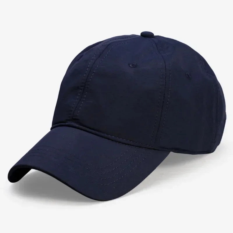 Casquette de Baseball à séchage rapide pour hommes, grande taille 63-67cm, chapeau de papa respirant, grande taille, couronne souple réglable, casquette de course unisexe, nouvelle collection