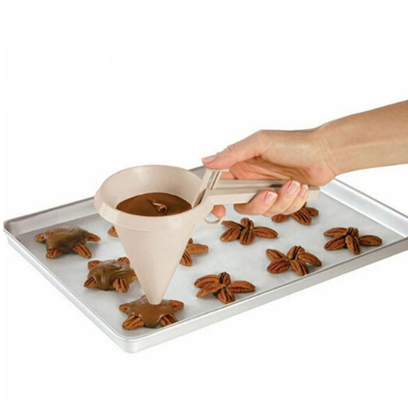 Entonnoir de cuisine réglable pour pâtisserie, outils de cuisson, glaçage, bonbons, distributeur de pâte à crème pour chocolat, biscuits, cupcakes, crêpes