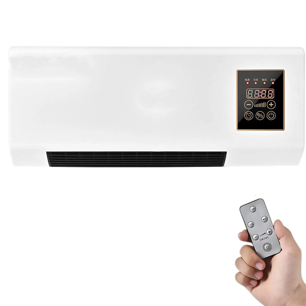 Climatiseur Portable 2 en 1 – Chaud & Froid, Mural avec Télécommande