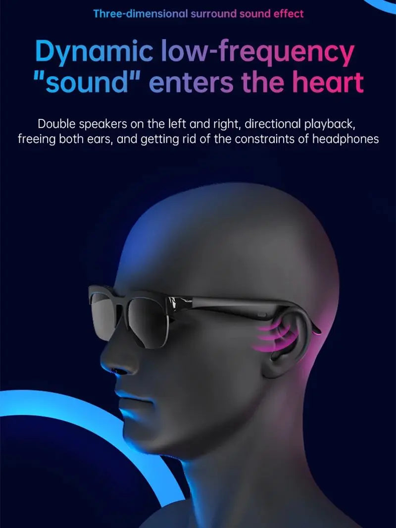 VIVO 2026 Nouvelles Lunettes Intelligentes Traduction IA Conversation Bluetooth Enregistrement Écoute Musicale Lunettes de Soleil Intelligentes pour Hommes et Femmes