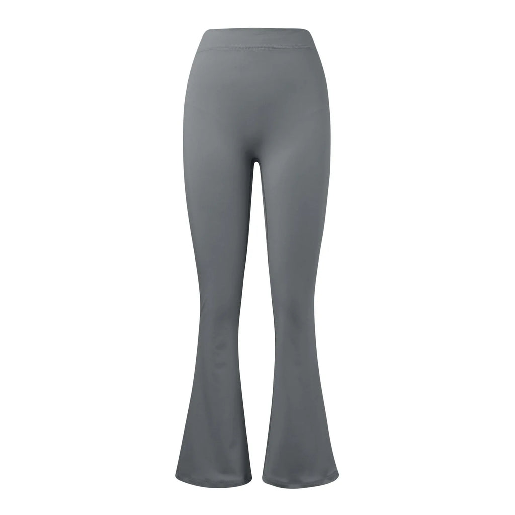Nouveau Legging Évasé Femme Tendance, Pantalon de Yoga Taille Haute à Coupe V, Pantalon Large Décontracté pour Femme, Idéal Sport et Gym