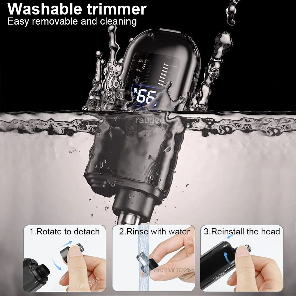 Tondeuse à poils de nez électrique Rechargeable pour hommes, rasoir pour sourcils, Mini tondeuse à cheveux Portable de poche