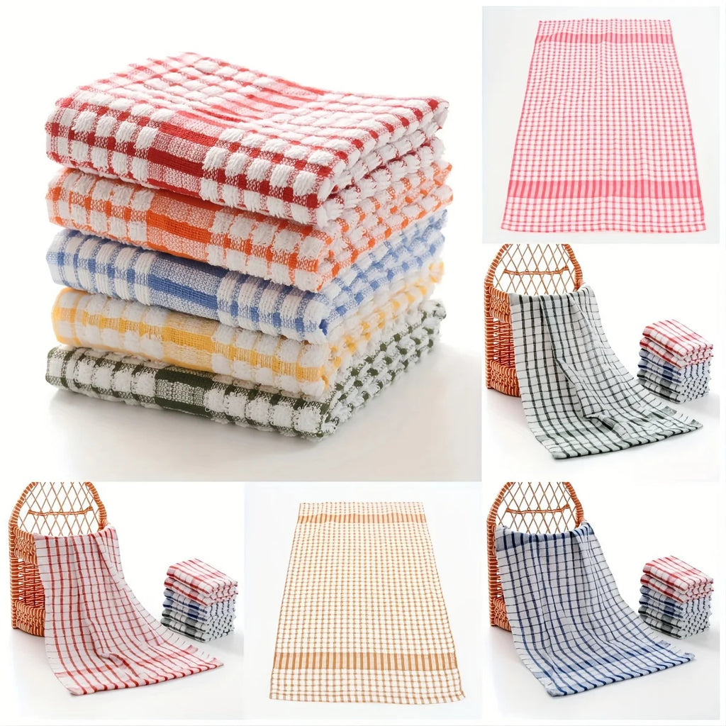 Serviettes absorbantes à carreaux