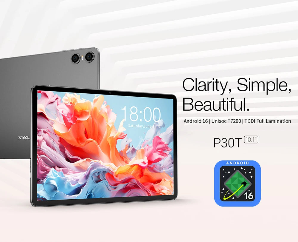 Étui pour tablette Teclast P30T Android 16
