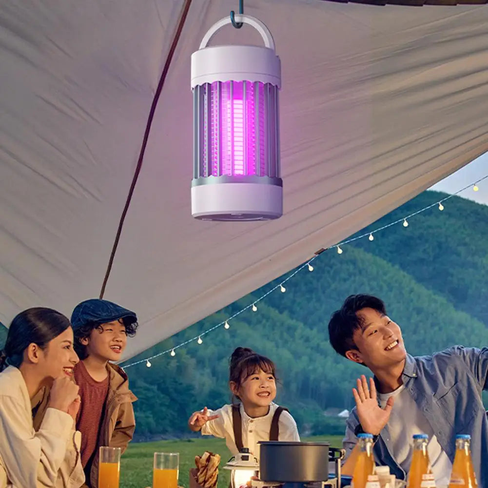 Lampe anti-moustiques à choc électrique, lumière UV USB, piège anti-moustiques pour chambre à coucher, Camping en plein air, tue les mites, les guêpes et les moucherons