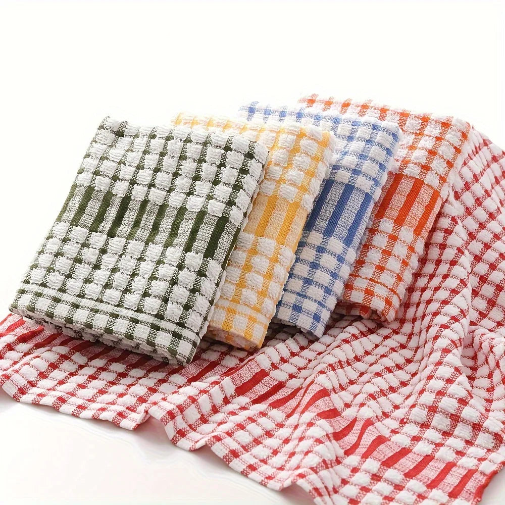 Serviettes absorbantes à carreaux