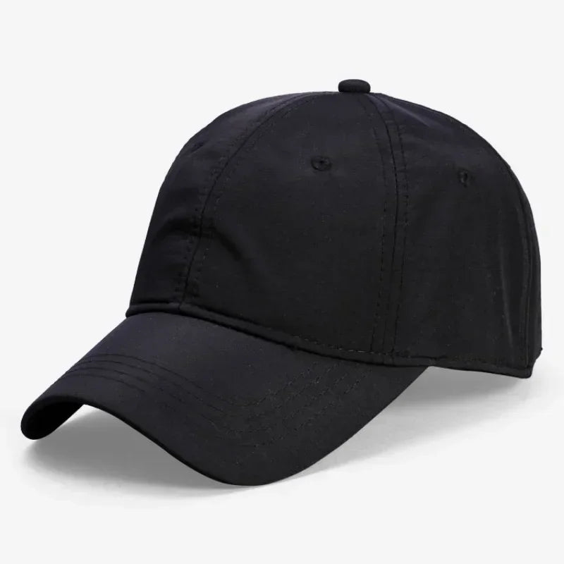 Casquette de Baseball à séchage rapide pour hommes, grande taille 63-67cm, chapeau de papa respirant, grande taille, couronne souple réglable, casquette de course unisexe, nouvelle collection
