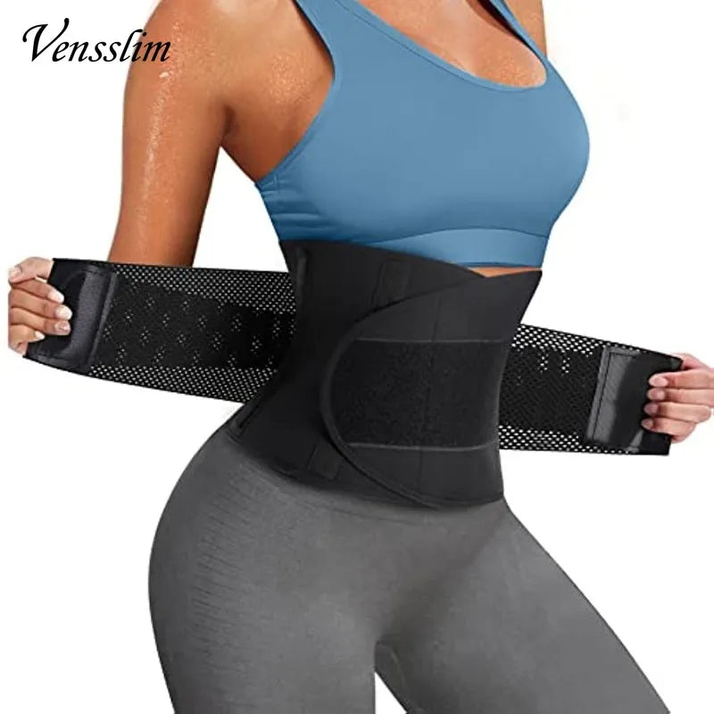 Vensslim femmes Sauna sueur ventre tondeuse ceinture taille formateur minceur corps Shaper Corset entraînement ventre mince gros brûleur ceintures