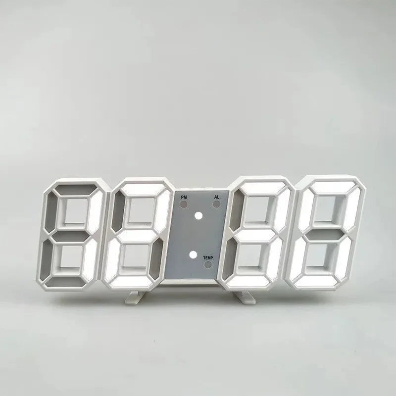 Décoration numérique pour chambre à coucher, montres de bureau, horloge murale Led, alarme de salon, maison moderne et décoration, décor de Table électronique