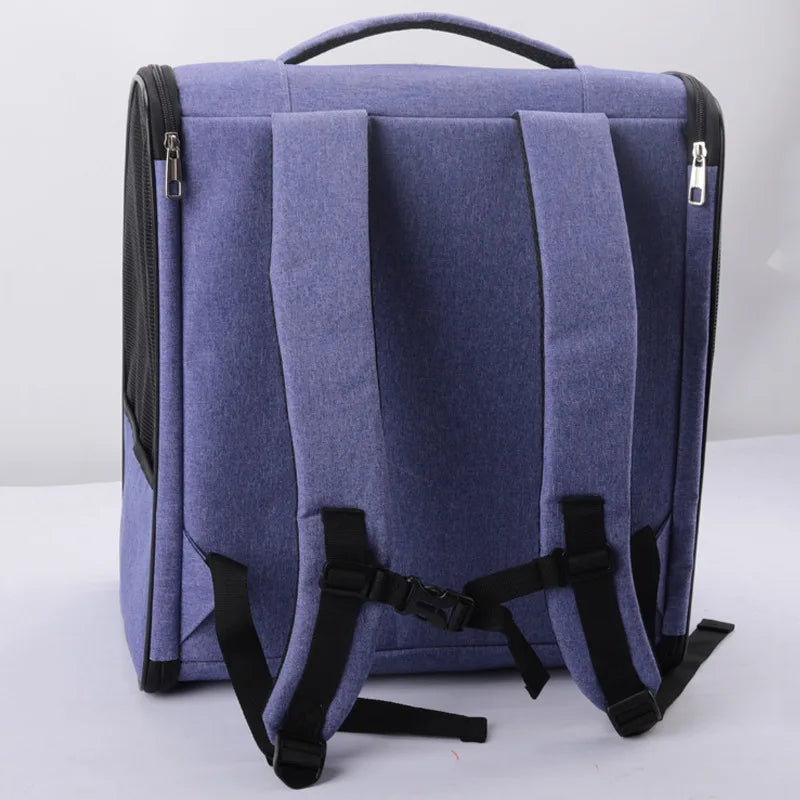 Sacs à dos pour animaux de compagnie, sac à bandoulière respirant pour l'extérieur, pour petits chiens et chats, sac à dos pliable de voyage Portable, fournitures pour animaux de compagnie