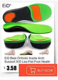 Semelles orthopédiques en gel de qualité supérieure unisexe, pied plat 4WD, semelle de santé pour chaussures, insertion de coussin de soutien de la voûte plantaire pour fasciite plantaire